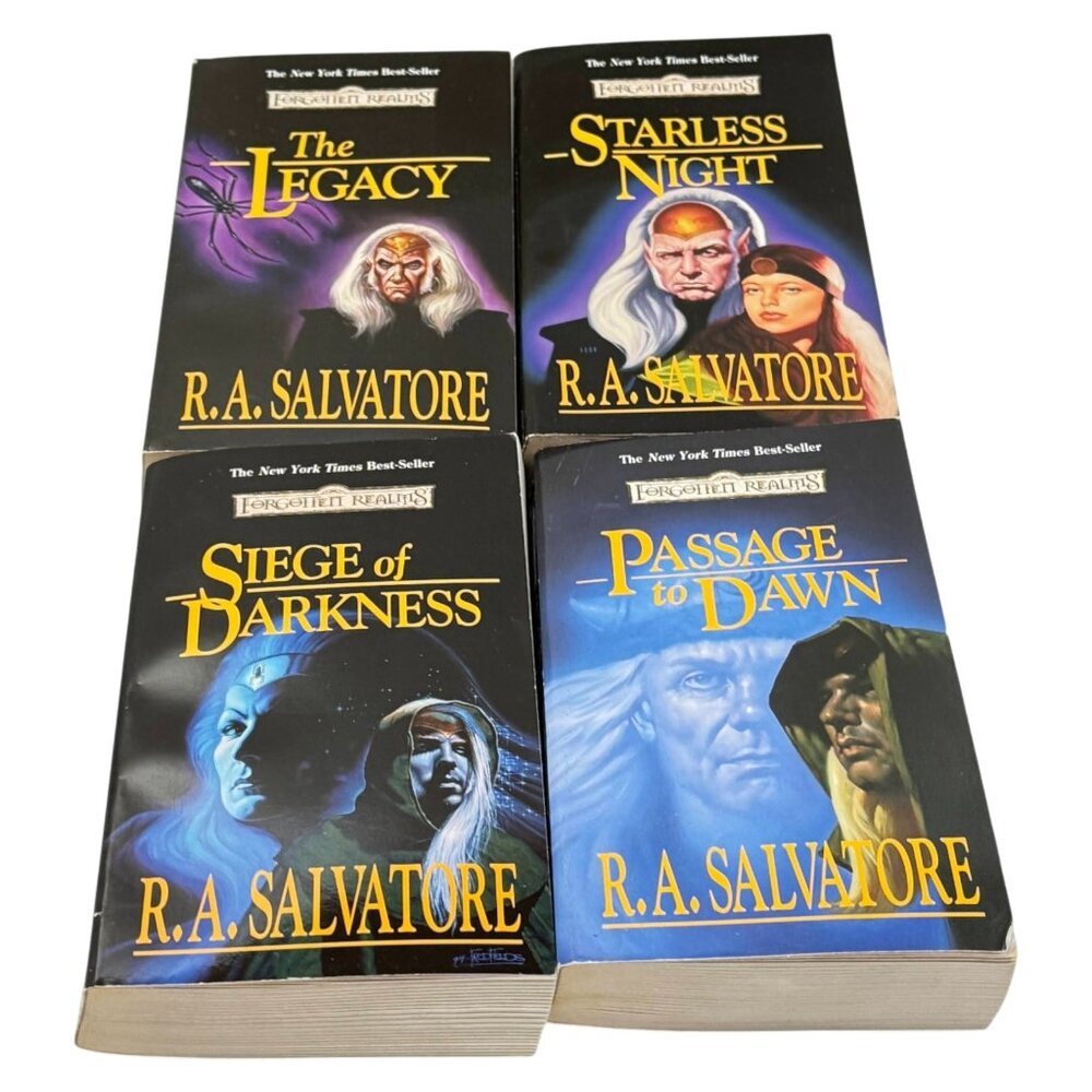 Forgotten Realms Legacy of the Drow‎ RA Salvatore Books PB  Lot 4 in Series